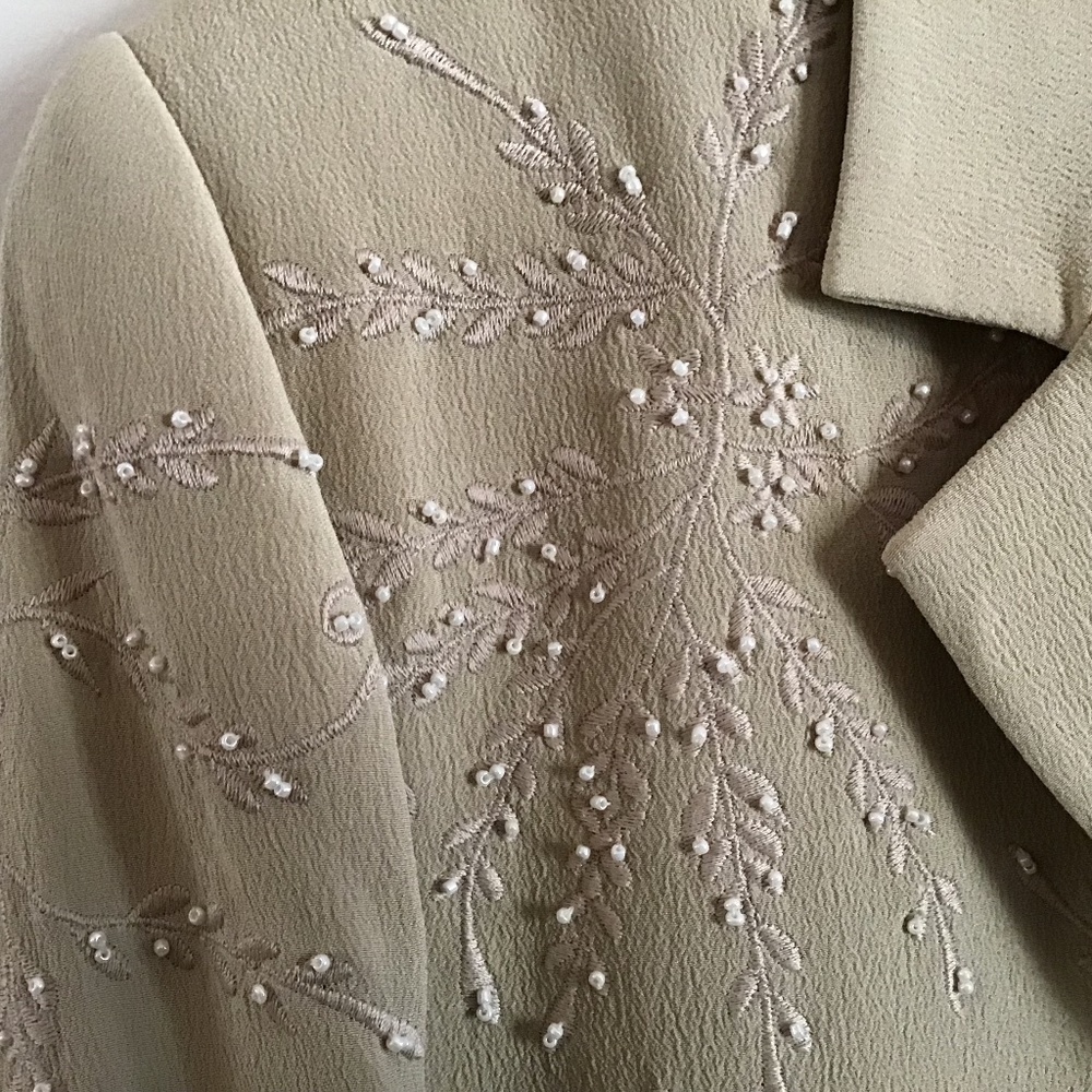 Silk cocktail suit